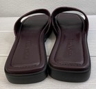 Coach Florence Sandals Women's Size 7B Black Currant Signature CTD Canvas Slides — photo 2
