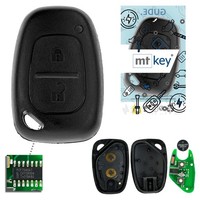 2 Tasten Funk Fernbedienung 434MHZ FüR Renault Kangoo KC Master II Trafic II