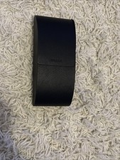 Prada Hard Shell Eye Sun Glass Case Black Prada with Velvet Interior