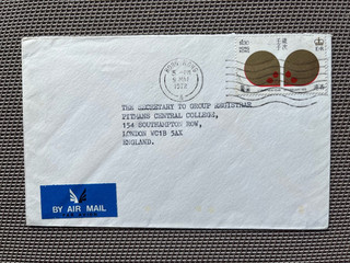 Stamps Hong Kong 1972 Cover to England