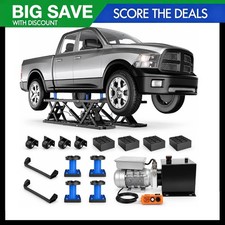 7000lbs Portable Car Lift For Trucks Suv Sedan Heavy Duty Scissor Lift Jack 7000lbs Portable Car Lift For Trucks Suv Sedan Heavy Duty Scissor Lift Jack