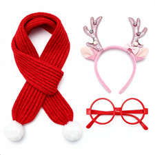 3X Christmas Headband Reindeer Santa Snowflake Headbopper Fancy Party Accessory