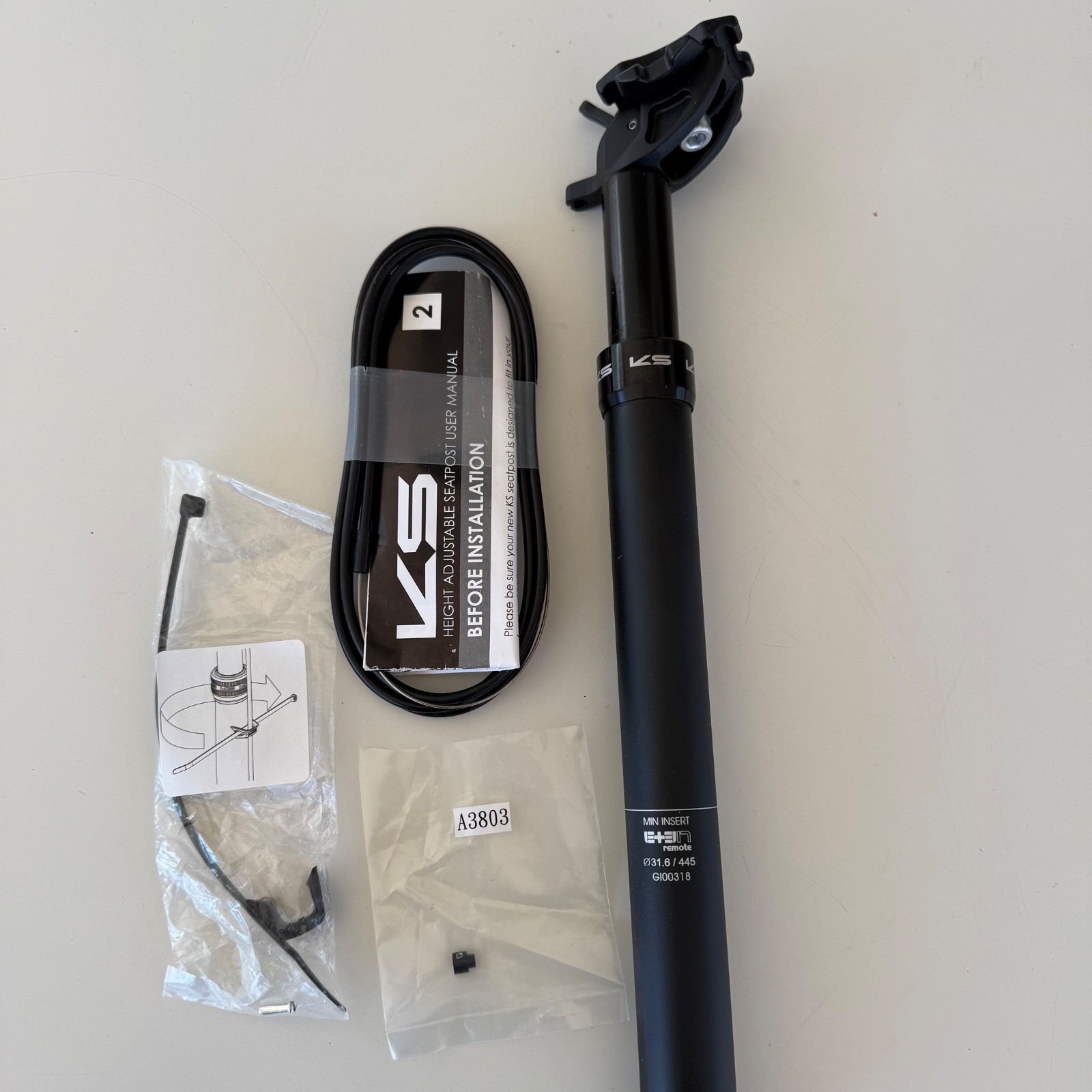 Dropper Seatpost With Remote 31.6 X 292mm New