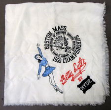 BETTY LYTLE 1959 RSROA World Championships ROLLER SKATING Boston SCARF KERCHIEF