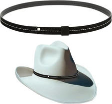 Hat Bands for Cowboy and Cowgirl Western Accesories for Men and Women Leather St