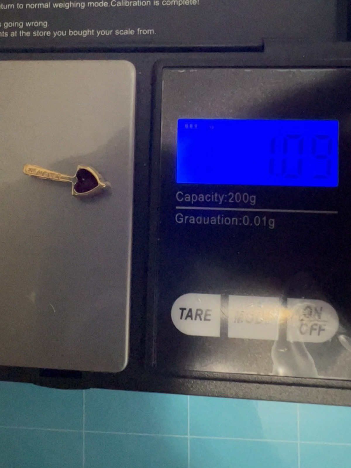 Signed 10k Solid Yellow Gold Lab Created Ruby Bir… - image 6