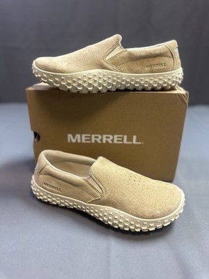 New Merrell Women's Wrapt Slip On Waterproof Hybrid Suede Shoe - Latte - US 9 M