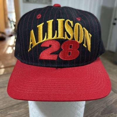 Davey Allison Vintage NASCAR Pinstriped Hat TexacoHavoline Young An Hat Company