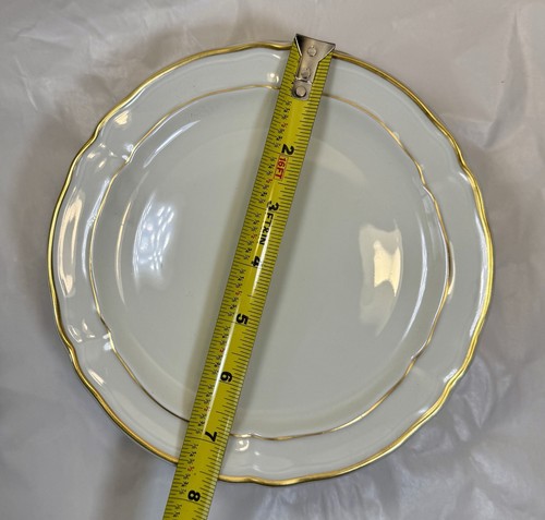 Set of 10 Limoges L.Bernardaud Louis IV Dessert / Pie Plates - 7-5/8" - Picture 3 of 5
