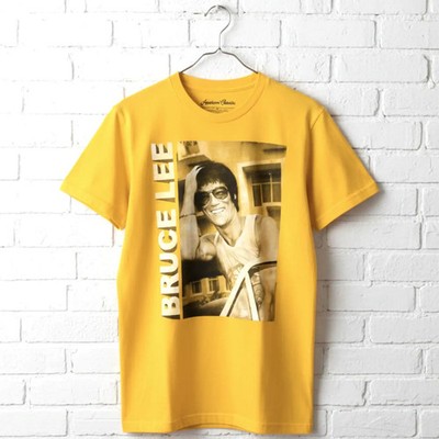 Bruce Lee Smiling Photo Men's T Shirt