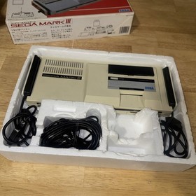 SEGA Mark III Console in Box Vintage Japan Sega Mark 3 System Tested