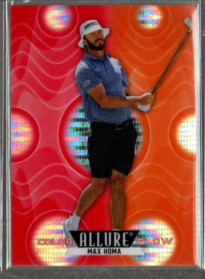 2026 Upper Deck Allure Color Flow Spectrum Red Orange Max Homa /199