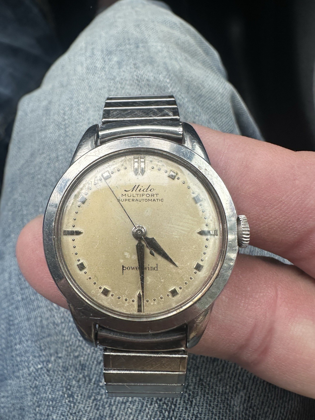 Mido Multifort Super Automatic Powerwind Watch Ru… - image 8