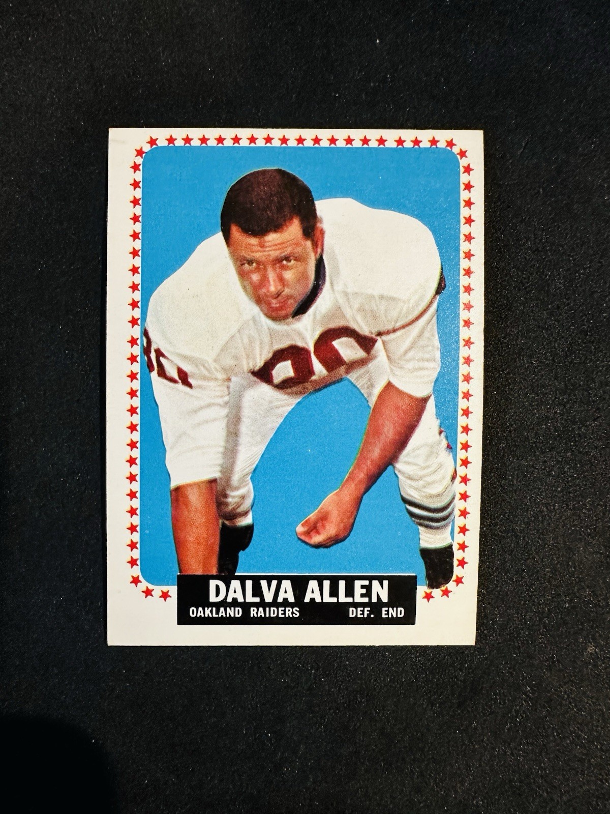 Dalva Allen #132 Football Cards 1964 Topps trading card — raw and PSA graded price guide