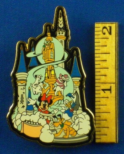 Snow Globe Parade Cinderella's Castle Minnie Pluto Donald Duck Disney Pin # 9188 - Picture 2 of 4
