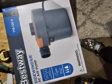 Bestway sidewinder AC air pump 110-120V Inflation Deflation Camping Mattress