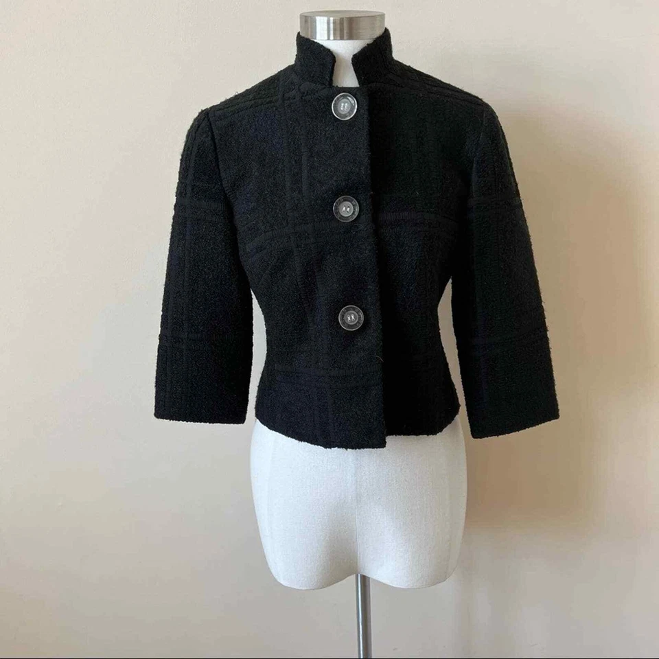 Blazer Walter Tres Botones Mandarín Cuello Alto 5082 Foto 2 de 4