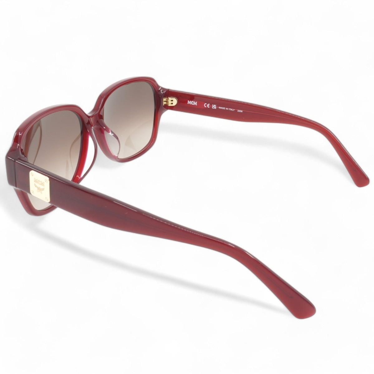MCM Women\'s Sunglasses MCM616SA 603 Bordeaux MCM616SA-603] UNISEX MCM RECTANGULAR SUNGLASSES | eBay main image 2