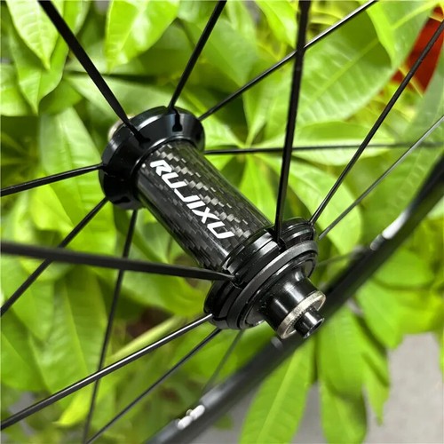 700C Road Bike Carbon Hub Bicycle Wheel QR TA Bike V Disc Brake Bicycle Wheelset - Picture 13 of 24