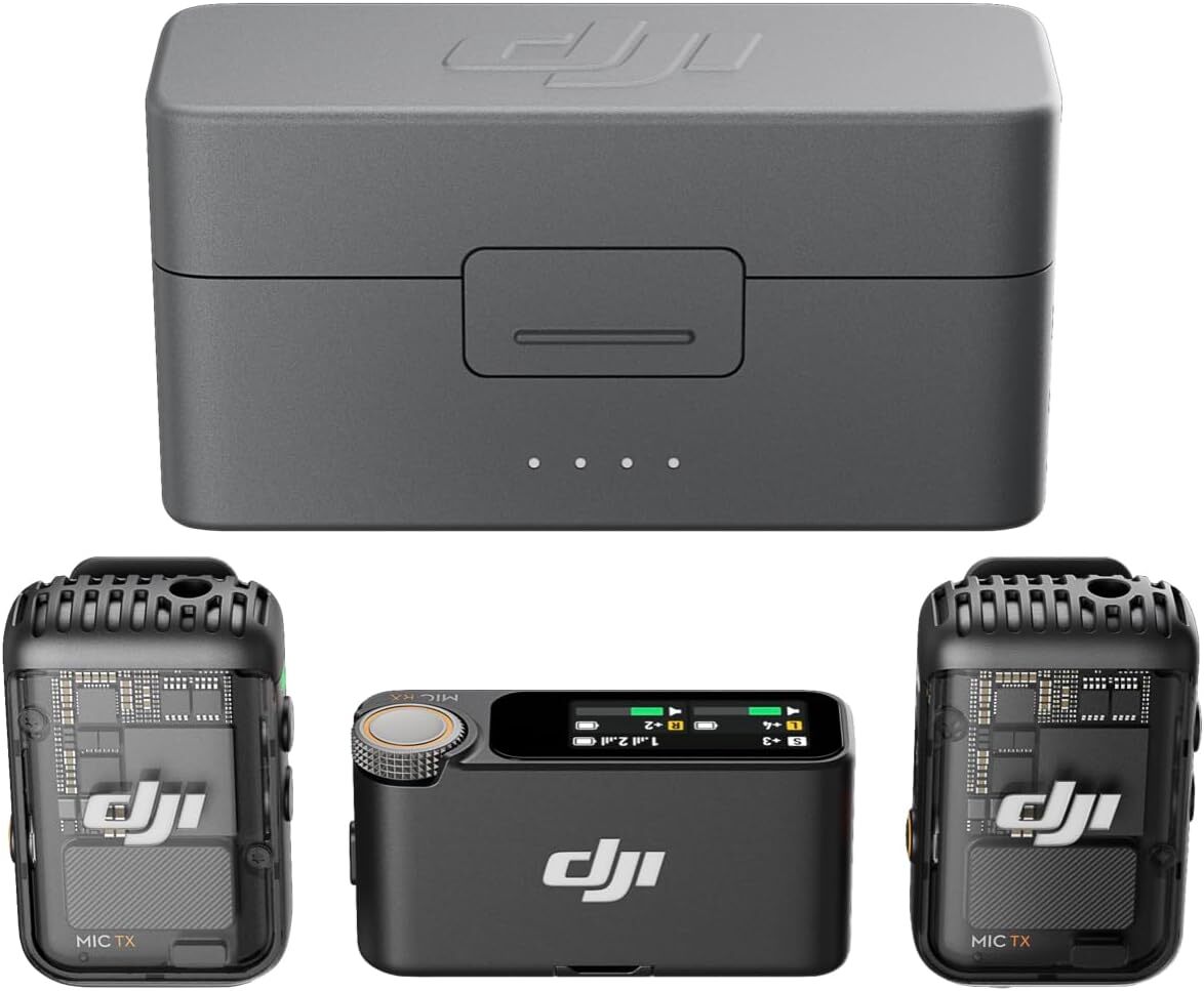 新品・未使用】DJI Mic 2（本体のみ）2025年5月26日購入 新品)DJI（ディージェイアイ） DJI Mic 2（トランスミッター×2