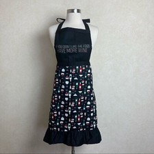 Apron New If You Don t Like The Food Have More Wine Wine Bottles Print OS