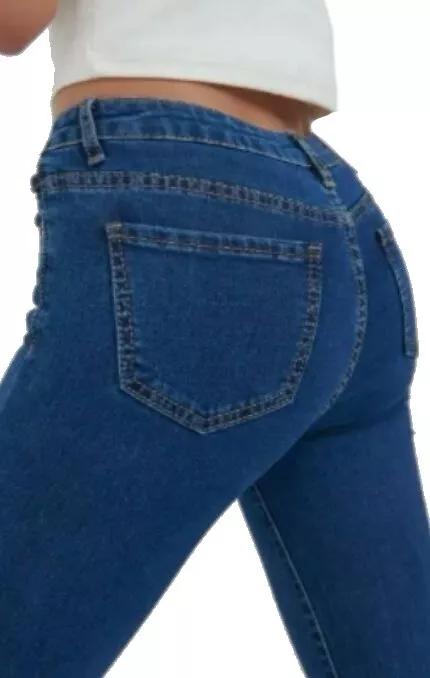 Jeans farfallina con clearance strass
