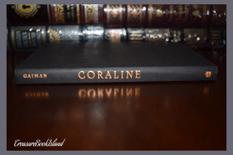 NEW Coraline by Neil Gaiman Illustrated Gift Deluxe Hardcover  Halloween - Image 3 of 4