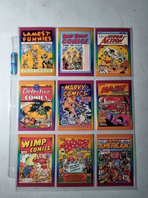 1992 Defective Comic Book Covers Trading Card Set of 50 Cards Plus