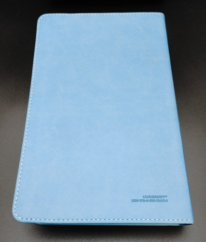 Teen Study Bible KJV Zondervan Sky Blue / Fudge Leather Soft King James Version - Picture 3 of 11