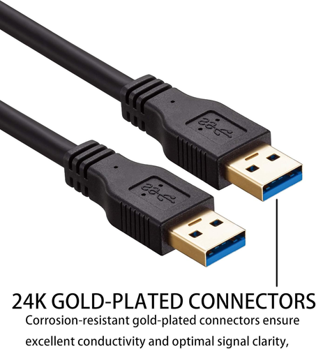 USB to USB Cable Male to Male 20 Ft, Long USB 3.0 Cable a to a for Data Transfer - Picture 8 of 12