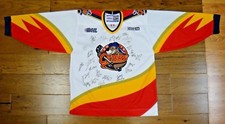 Erie Otters Signed Hockey Jersey with 22 Signatures Came Directly From Team