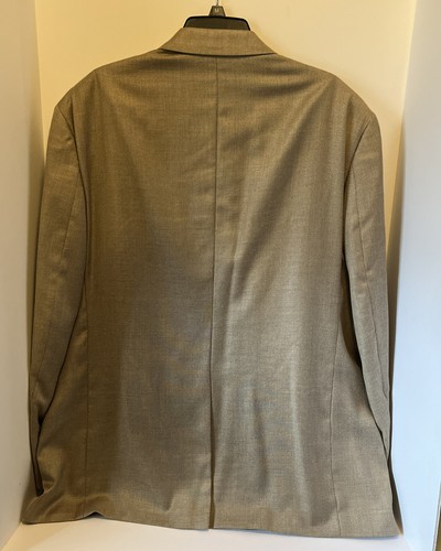 MENS CHAPS REGULAR BLAZER COAT JACKET DRESS SUIT Beige 48 Regular  - Picture 7 of 7