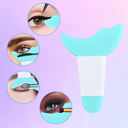 4pcs Reusable Silicone Eyeliner Stencils Set Lash Guard Eye Makeup Tools - Picture 16 of 26