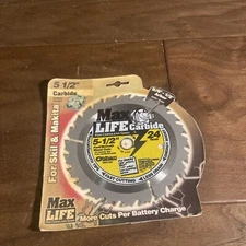 Oldham 550C424 Max Life 5-1/2" x 24 Tooth ATB Cordless Saw Blade w/ 5/8" Arbor