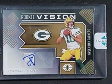 2020 Panini Illusions JORDAN LOVE Encased Rookie Vision RC AUTO Gold SSP 3/5
