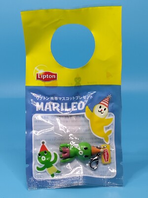 Lipton Marileo (Autumn) Green Figure Charm Strap Hanger Tea Mascot