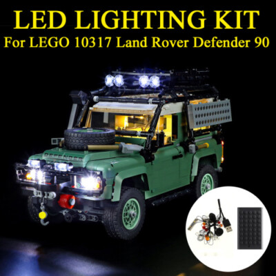 LED Licht-Set für LEGOs Klassischer Land Rover Defender 90 Icons 10317 DIY Led-