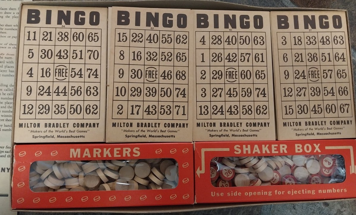Vintage 1939 Bingo Game Milton Bradley Never used | eBay