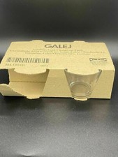 Set of Three Ikea Galej Glass Tea Light Holders