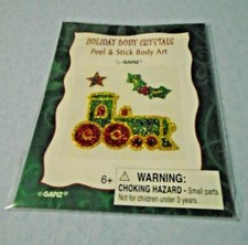 Ganz Body Crystals Christmas Peel And Stick Body Art