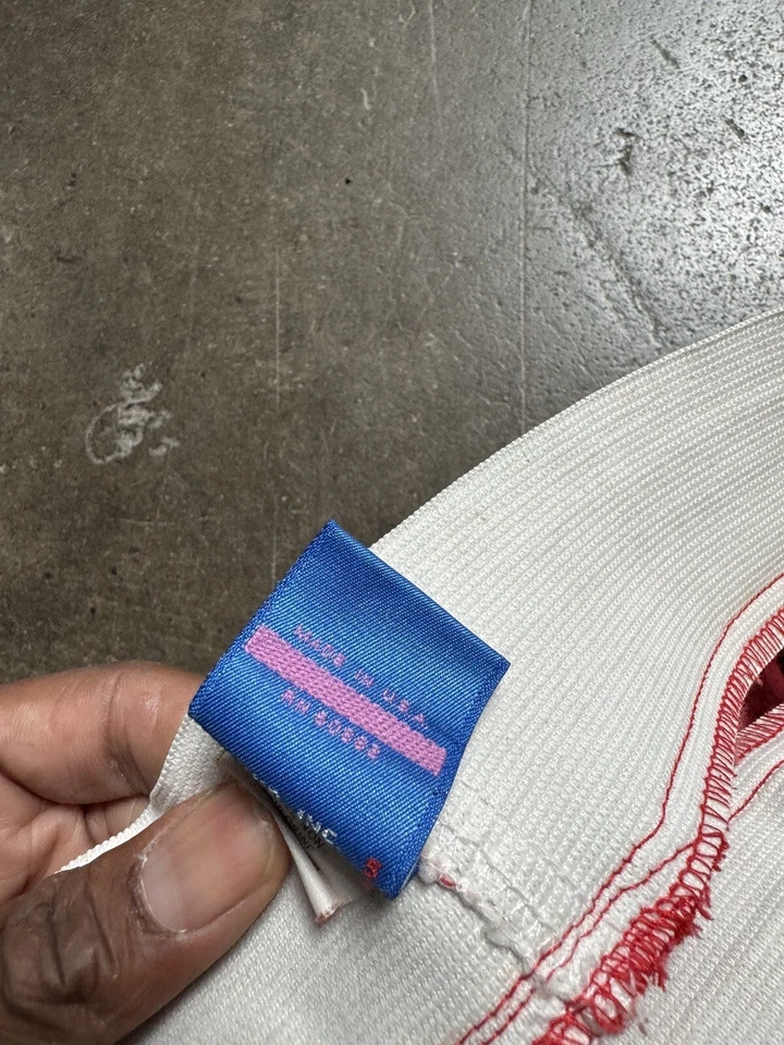 Pantalones Cortos De Colección Ocean Pacific Para Mujer de Tiro Alto Rojo Cintura Elástica EE. UU. OP Foto 2 de 4