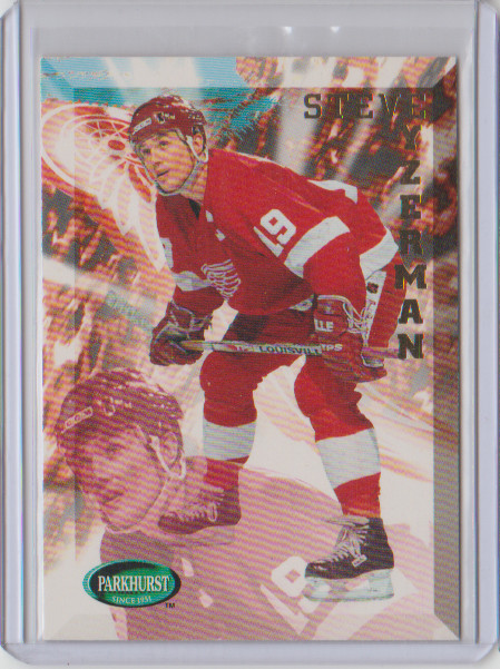 Steve Yzerman #70 Hockey Cards 1995 Parkhurst International trading card — raw and PSA graded price guide