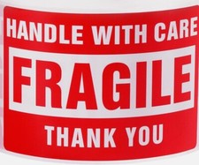 Fragile Stickers 8ct Size 2x3 Fragile Label Sticker Handle With Care Mailing