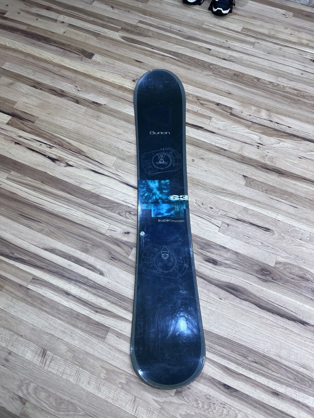 Vintage Burton Supermodel 63 Snowboard 1999 eBay