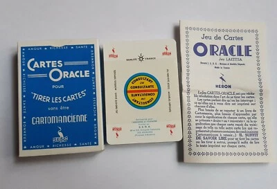 ANCIEN JEU DE CARTE CARTOMANCIE ORACLE COLLECTION HERON VOYANCE NEUF