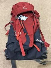 Deuter Guide 35+ Alpine Climbing Backpacking Day Pack Technical Rescue Red