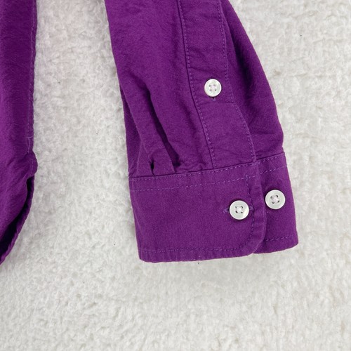 Urban Outfitters Purple Button-Down Shirt Mens Long Sleeve 100% Cotton Size M - Picture 8 of 16