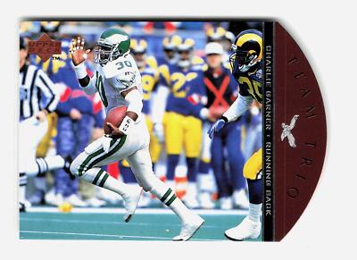 1996 Upper Deck - Team Trio #TT12 Charlie Garner Philadelphia Eagles