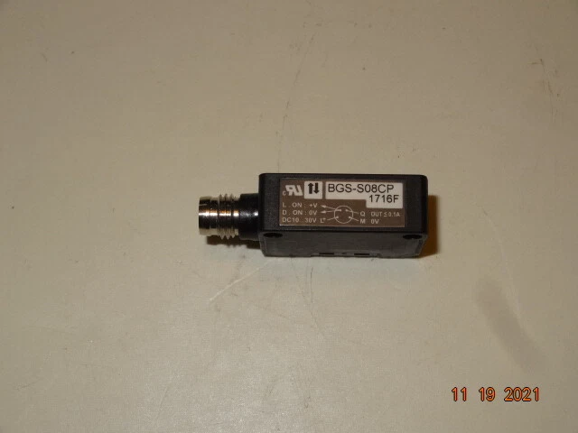 Optex BGS-S08CP Sensor, Background Suppression 10 to 80mm PNP M8 QD - Image 4 of 4