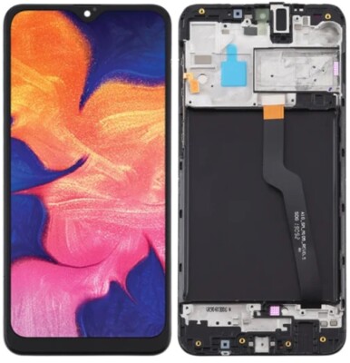 Original LCD und Touch für Samsung Galaxy A10 (SM-A105) IPS Rahmen